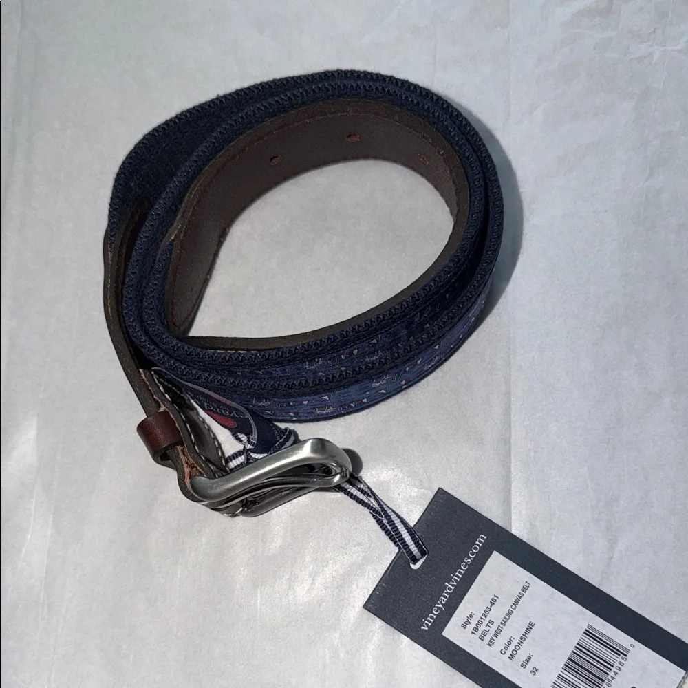 Vineyard Vines Key West Sailing Canvas Belt